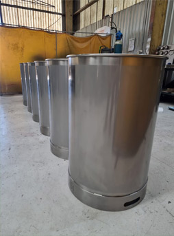 stainless drum tank
