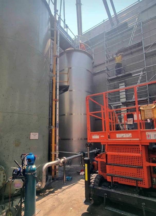 tank installation