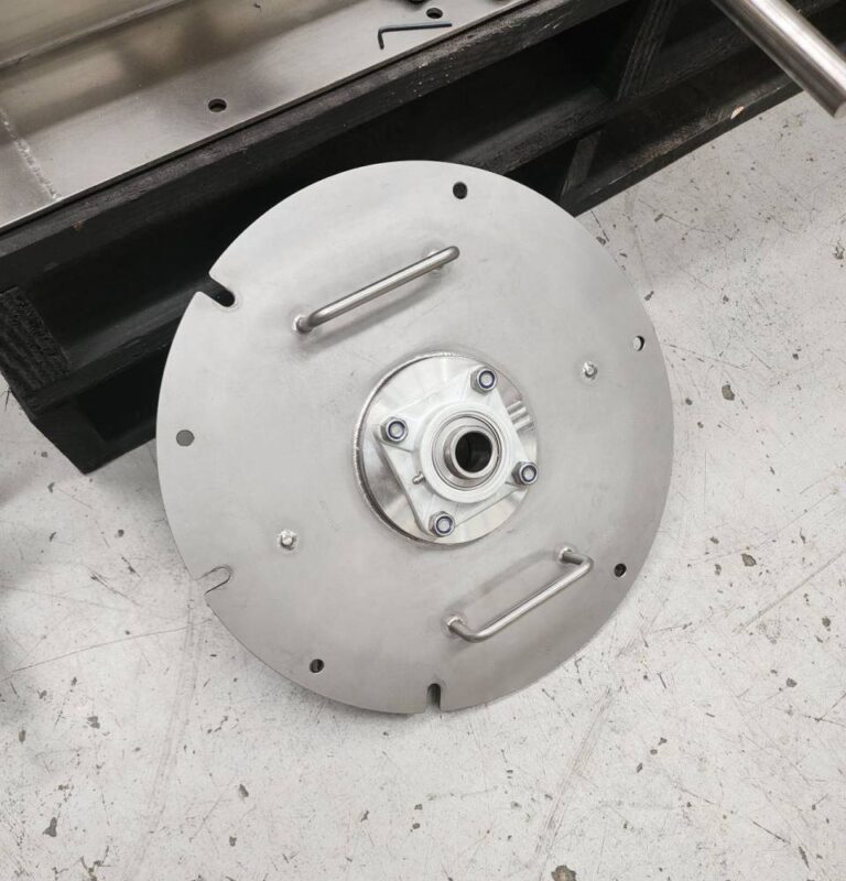 rotary sifter lid