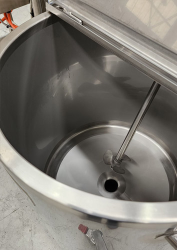 heating tank mixer