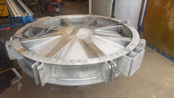 tank silo handrail