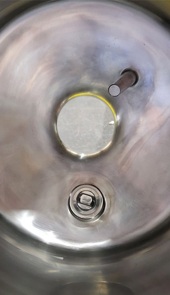 top view dosing tank